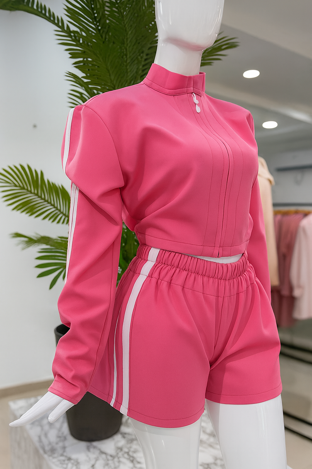 Davar Pink Sporty Co-ord