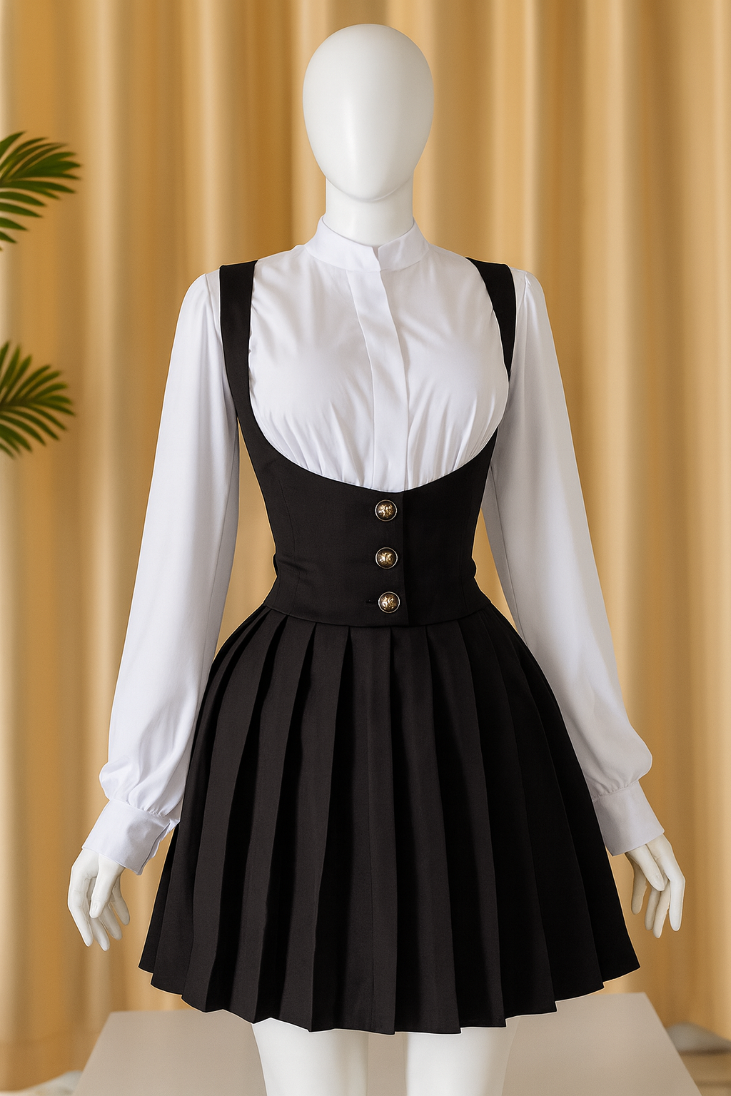Monarch Pleated Set