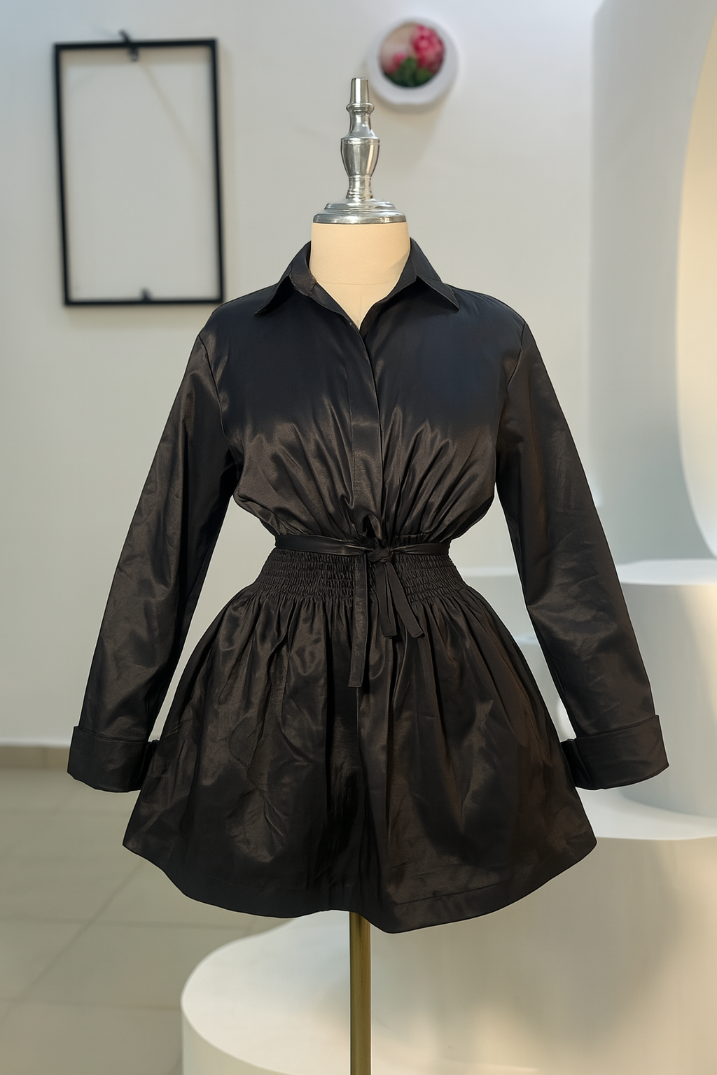 Noir Essence Mini Dress